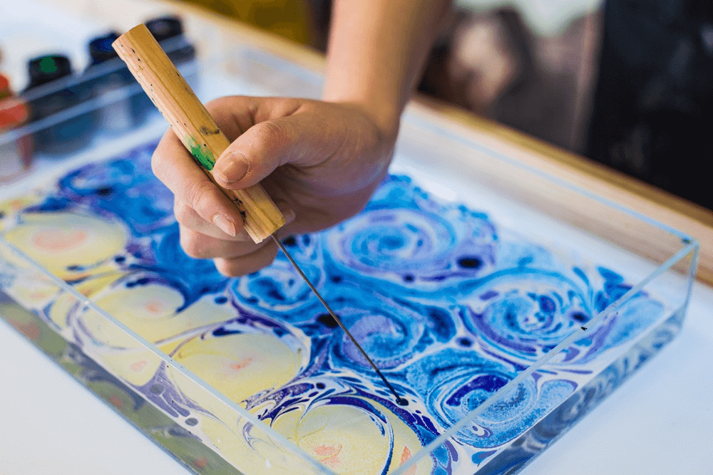 Майстер-клас ебру для двох